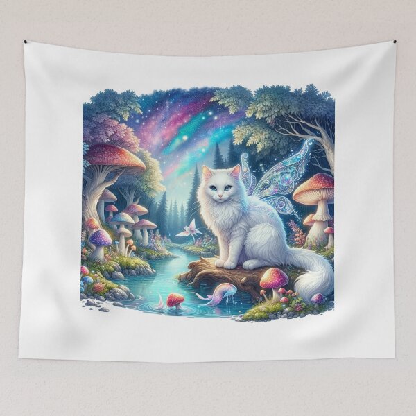 Item preview, Fantastic white cat designed and sold by ShironekoStudio.