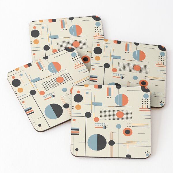 Item preview, Geometric Abstract Retro Pattern designed and sold by rob art | illustration.