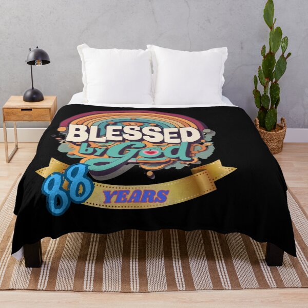 Item preview, BLESSED BY GOD 88 YEARS designed and sold by carlos crane.