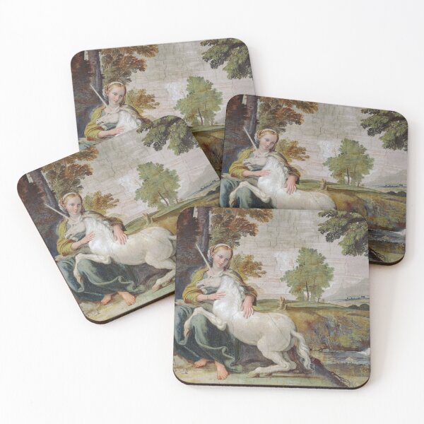 Item preview, Virgin and Unicorn (1602) - Domenichino designed and sold by SALON DES ARTS.