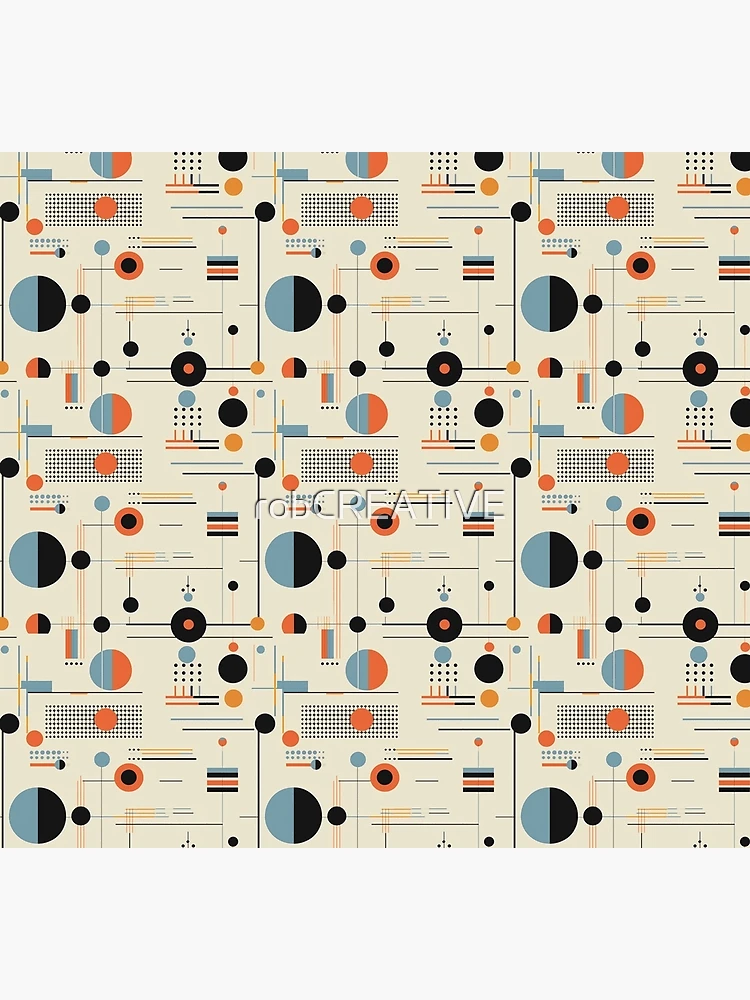 Thumbnail 5 of 5, Socks, Geometric Abstract Retro Pattern designed and sold by rob art | illustration.