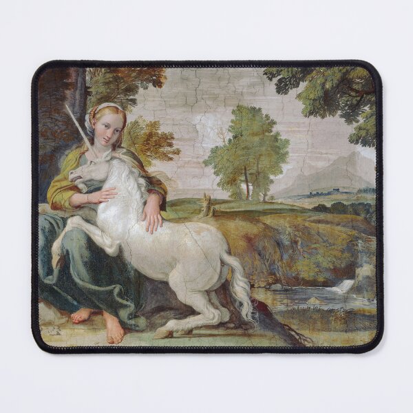 Item preview, Virgin and Unicorn (1602) - Domenichino designed and sold by SALON DES ARTS.