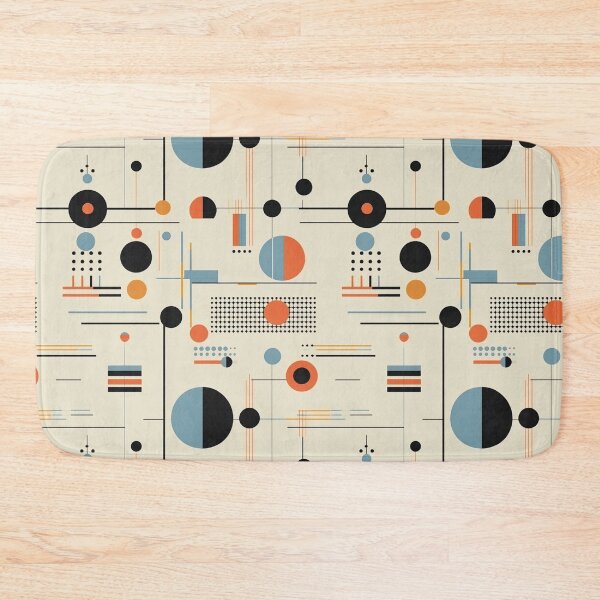 Item preview, Geometric Abstract Retro Pattern designed and sold by rob art | illustration.