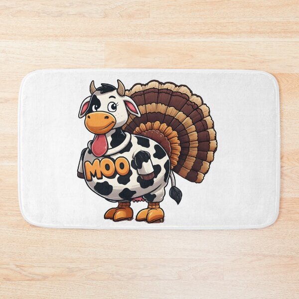Item preview, Turkey Moo Funny Thanksgiving designed and sold by GalaxyGraffiti.