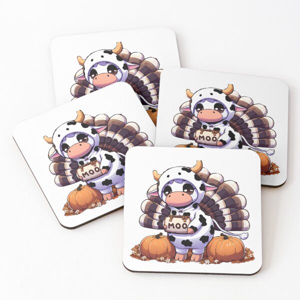 Item preview, Turkey Moo Funny Thanksgiving designed and sold by GalaxyGraffiti.