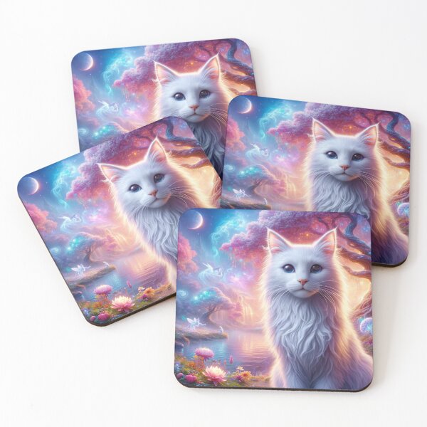 Item preview, Fantastic white cat designed and sold by ShironekoStudio.