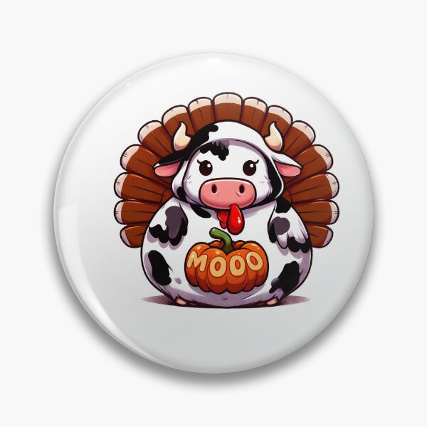 Item preview, Turkey Moo Funny Thanksgiving designed and sold by GalaxyGraffiti.