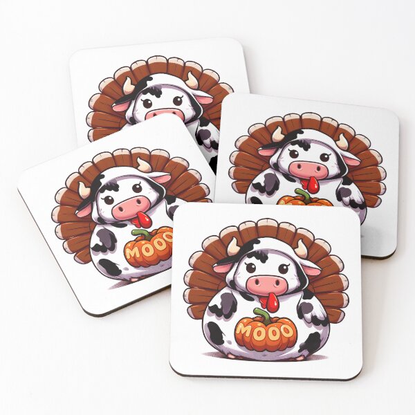 Item preview, Turkey Moo Funny Thanksgiving designed and sold by GalaxyGraffiti.