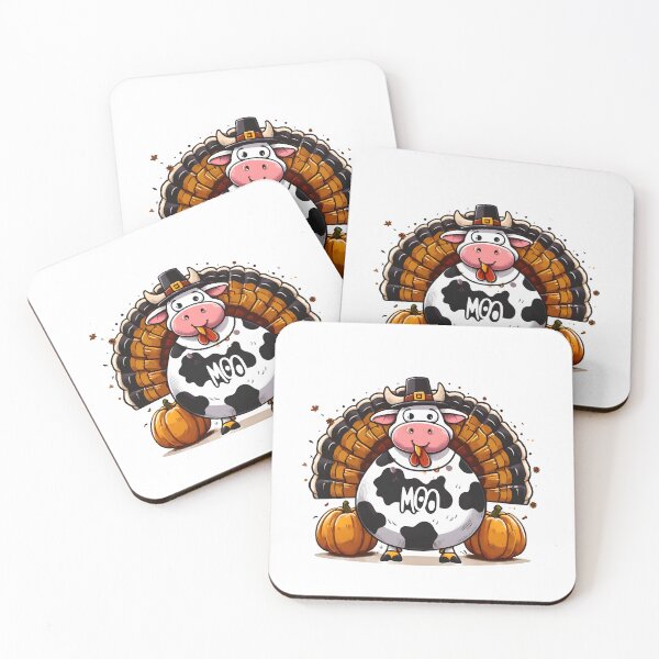 Item preview, Turkey Moo Funny Thanksgiving designed and sold by GalaxyGraffiti.