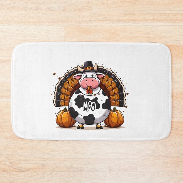 Item preview, Turkey Moo Funny Thanksgiving designed and sold by GalaxyGraffiti.