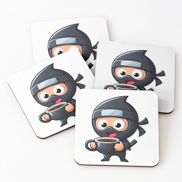 Item preview, Ninja Drinking Coffee designed and sold by Coffee Lifestyle.