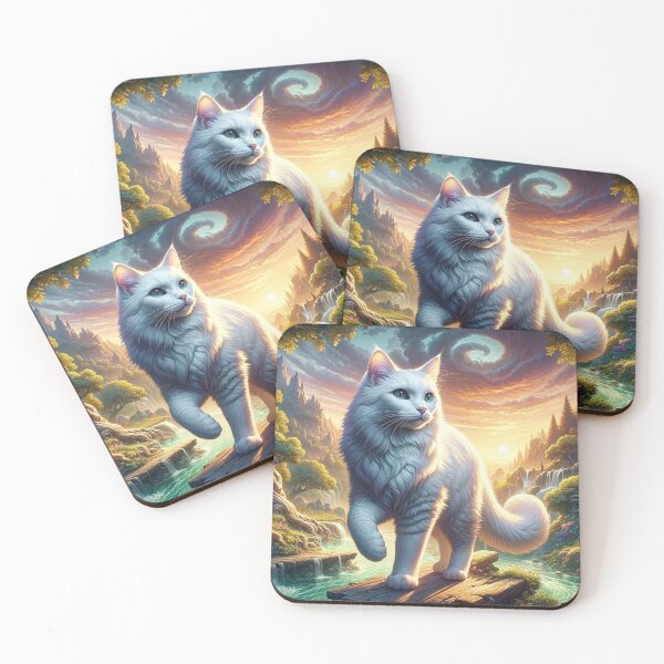 Item preview, Fantastic white cat designed and sold by ShironekoStudio.