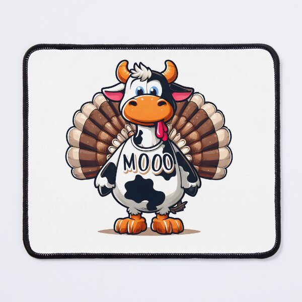 Item preview, Turkey Moo Funny Thanksgiving designed and sold by GalaxyGraffiti.