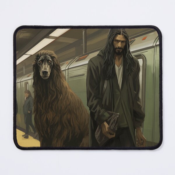 Item preview, Man and Devil Hound (Brown) designed and sold by Samuelsboro.
