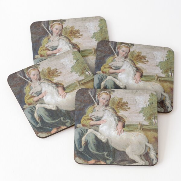 Item preview, Virgin and Unicorn (1602) - Domenichino designed and sold by SALON DES ARTS.