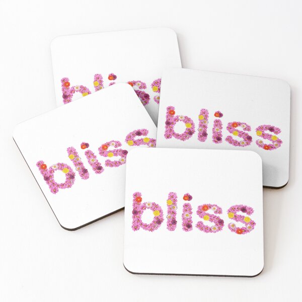 Item preview, Colorful Flowers Arranged to Spell “bliss” designed and sold by CJansuebsri.