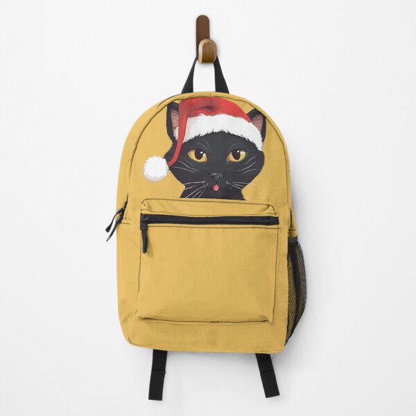 Item preview, Funny black cat santa designed and sold by zanifun.