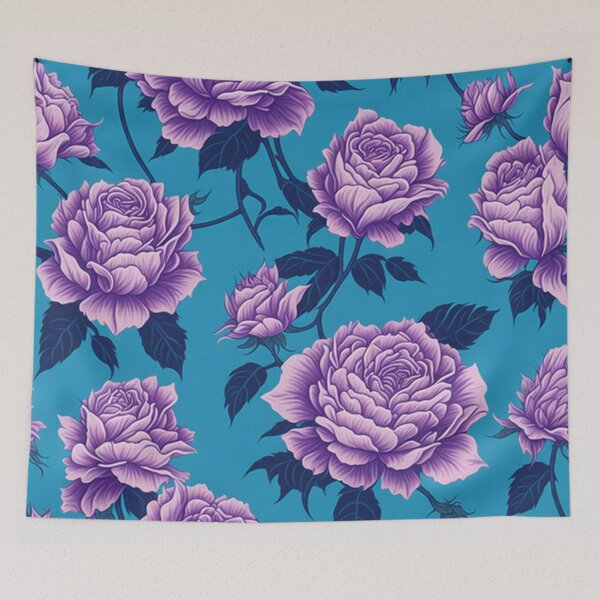 Item preview, Blue & Pink Roses designed and sold by TondoMeander.