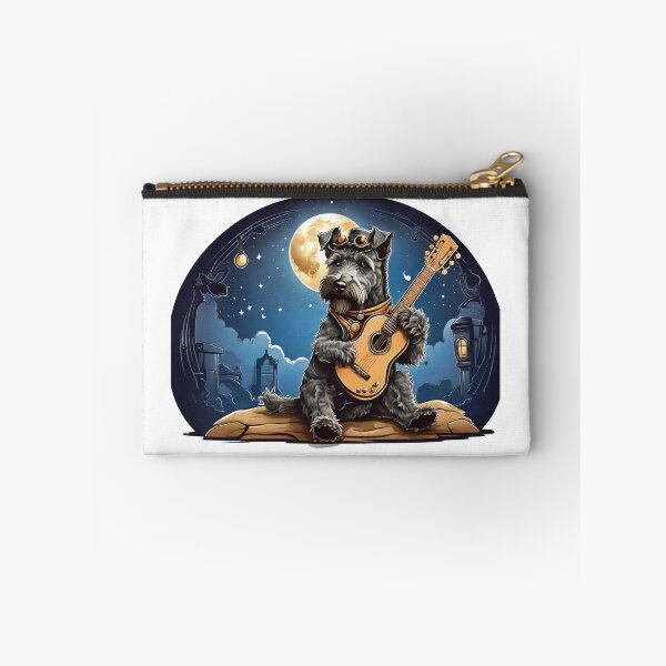 Item preview, Kerry Blue Terrier Strumming the Stars: A Celestial Jam Session designed and sold by Fenomena Designs.