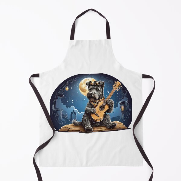 Item preview, Kerry Blue Terrier Strumming the Stars: A Celestial Jam Session designed and sold by Fenomena Designs.