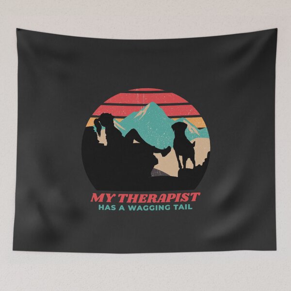 Item preview, My Therapist Has A Wagging Tail Labrador Gift  designed and sold by Guarddogdrive.