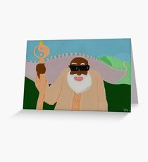 the wicked monk in spring Greeting Card
