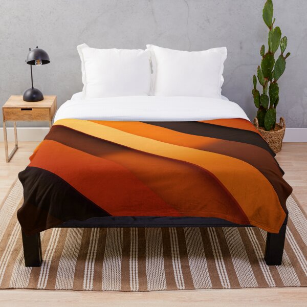 Item preview, Abstract orange diagonal stripes designed and sold by workshoot.