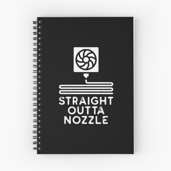 Item preview, 3d Printer Extruder and Filament Distressed Modern Design - Straight Outta Nozzle designed and sold by venomousvector.
