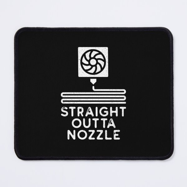 Item preview, 3d Printer Extruder and Filament Distressed Modern Design - Straight Outta Nozzle designed and sold by venomousvector.