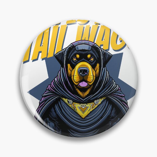 Item preview, Dog with capes and tail wags designed and sold by CyberWindow.