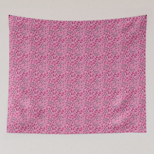 Item preview, Just Keep Swimming in Pink designed and sold by KrisInStitches.