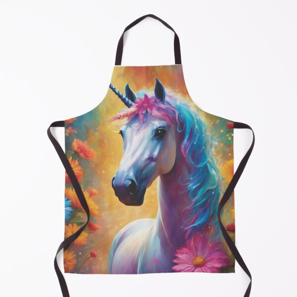 Item preview, Rainbow Unicorn  designed and sold by NettiesWallArt.