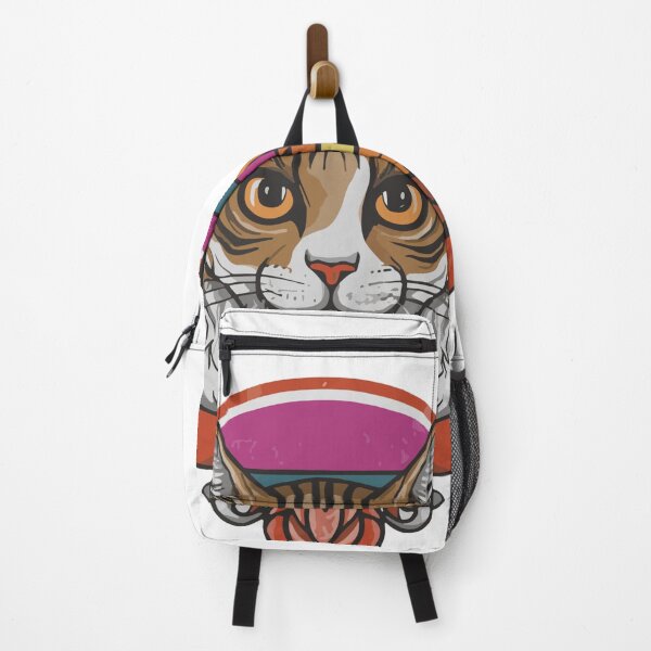 Item preview, kitten Restro Vintage cat art- colorful designed and sold by Kayla-Russel.