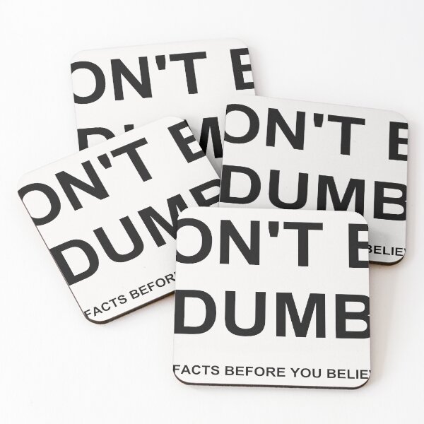 Item preview, Don't Be Dumb  designed and sold by Fenomena Designs.