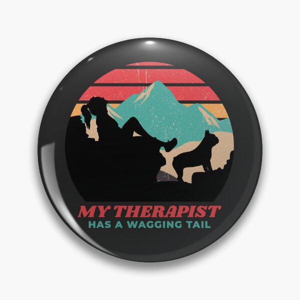 Artikelvorschau, Mein Therapeut hat ein wedelndes Schwanz-Frenchie-Geschenk entworfen und verkauft von Guarddogdrive.