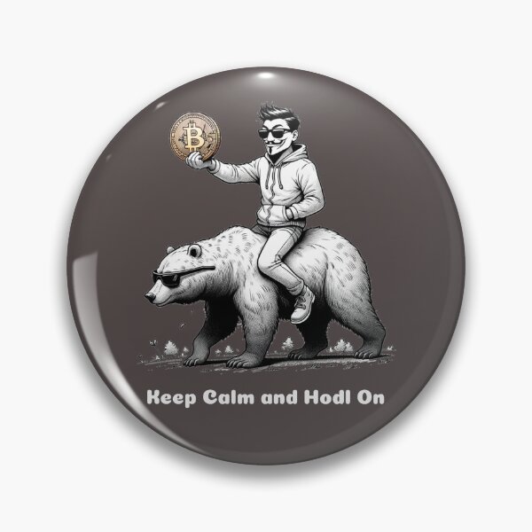 Item preview, Crypto design Keep Calm and Hold on designed and sold by PrintCulture One.