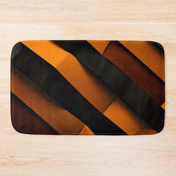 Item preview, Abstract orange diagonal stripes designed and sold by workshoot.