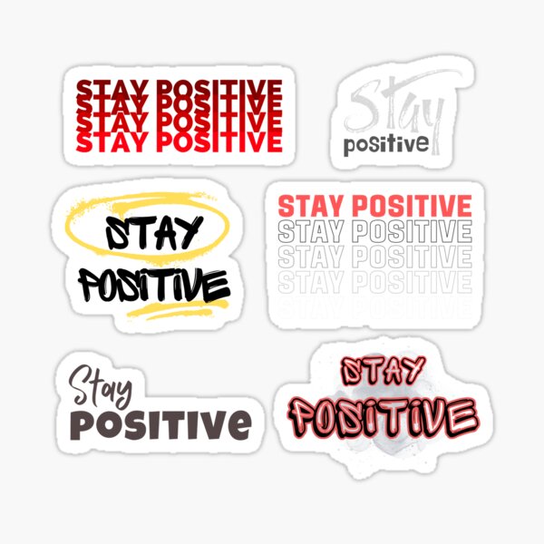 Stay Positive' Sticker Pack — Caligature™
