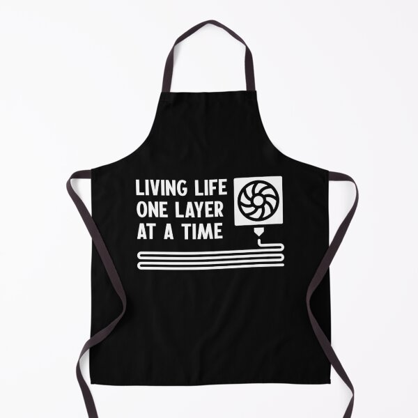 Item preview, Living Life One Layer At A Time - 3D printer Nozzle and Extruder funny minimal design designed and sold by venomousvector.