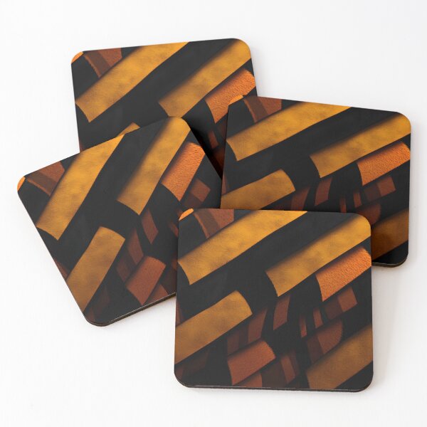 Item preview, Abstract orange diagonal stripes designed and sold by workshoot.