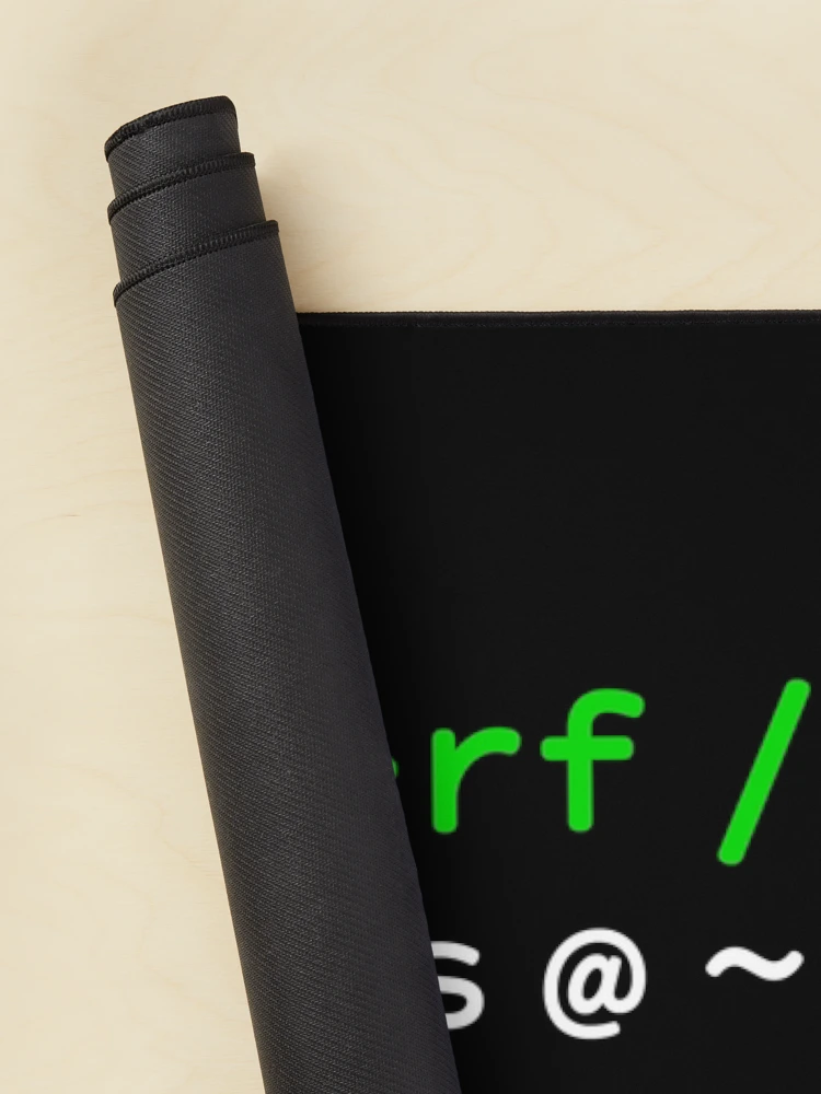 Thumbnail 2 of 5, Mouse Pad, Sudo Rm Rf Funny Unix Linux Command Code designed and sold by fomodesigns.