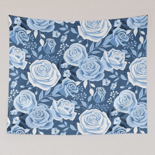 Item preview, Bold Blue Roses designed and sold by TigaTiga.