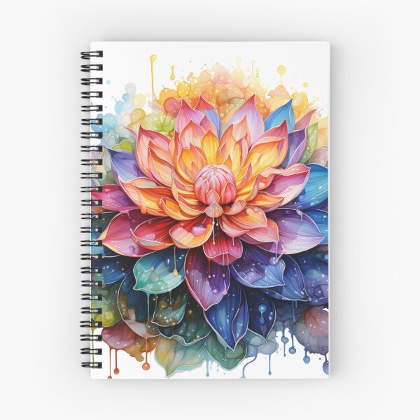Item preview, Paint Splash Lotus Flower designed and sold by aurahealing.