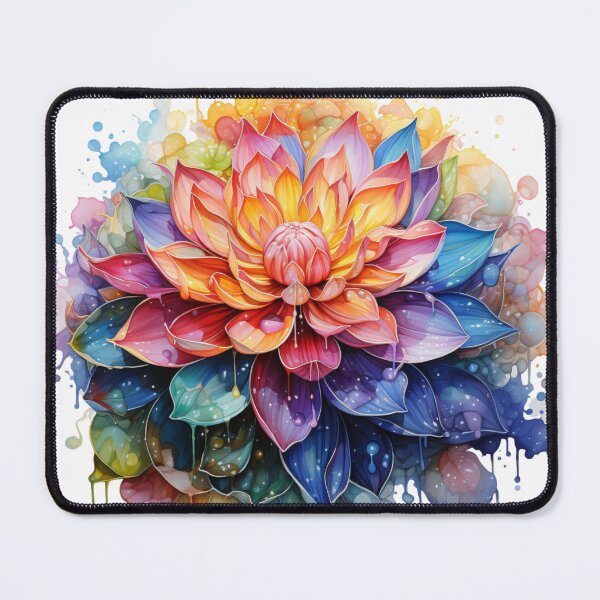 Item preview, Paint Splash Lotus Flower designed and sold by aurahealing.