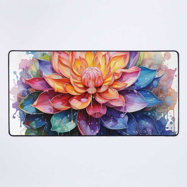 Item preview, Paint Splash Lotus Flower designed and sold by aurahealing.