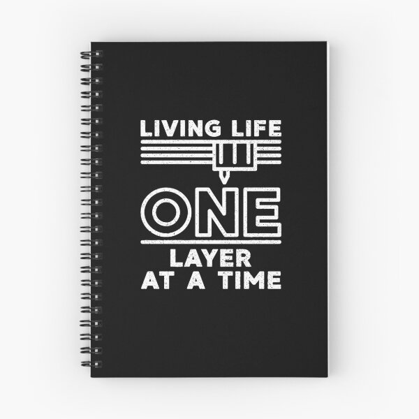 Item preview, Living Life One Layer At A Time- 3d Printing layer by layer Distressed Design  designed and sold by venomousvector.