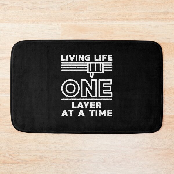 Item preview, Living Life One Layer At A Time- 3d Printing layer by layer Distressed Design  designed and sold by venomousvector.