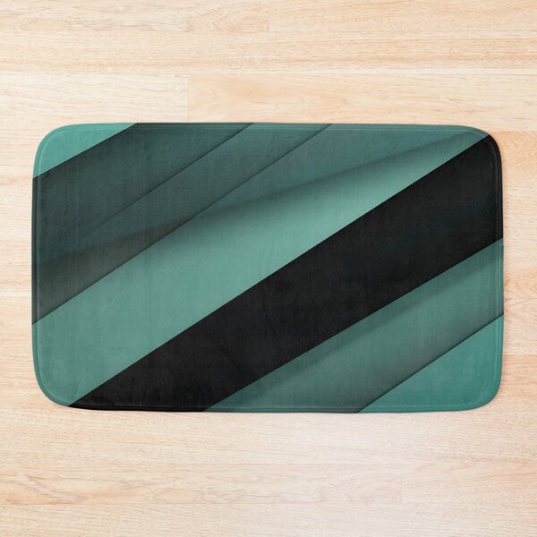 Item preview, Abstract cyan diagonal stripes designed and sold by workshoot.