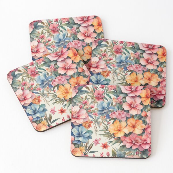 Item preview, Vintage Tropical Blooms designed and sold by Neranchara.