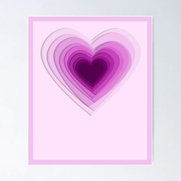 Item preview, The Pink Heart Hole Paper cut Style designed and sold by CJansuebsri.